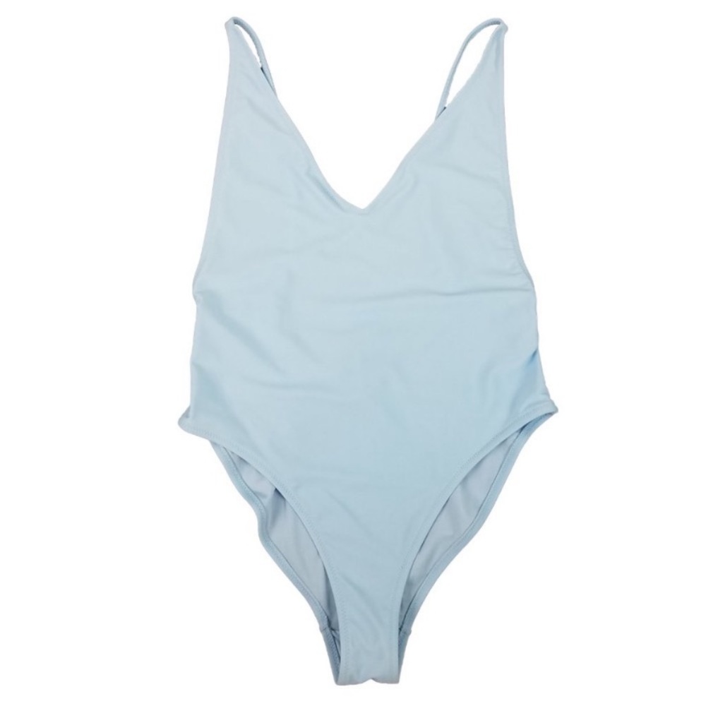 Pamela plunging one piece swimsuit